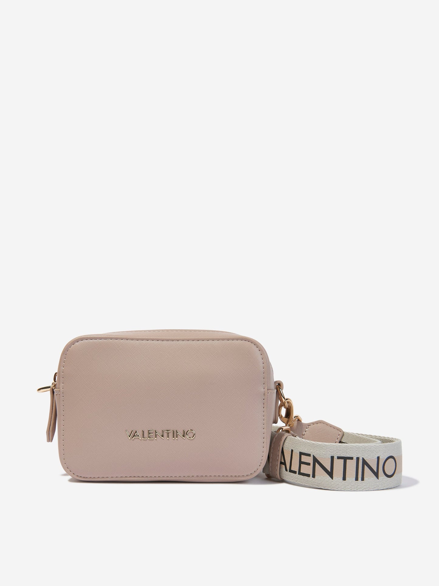 Valentino 女童 Zero Re 斜挎包 米色（18 厘米）