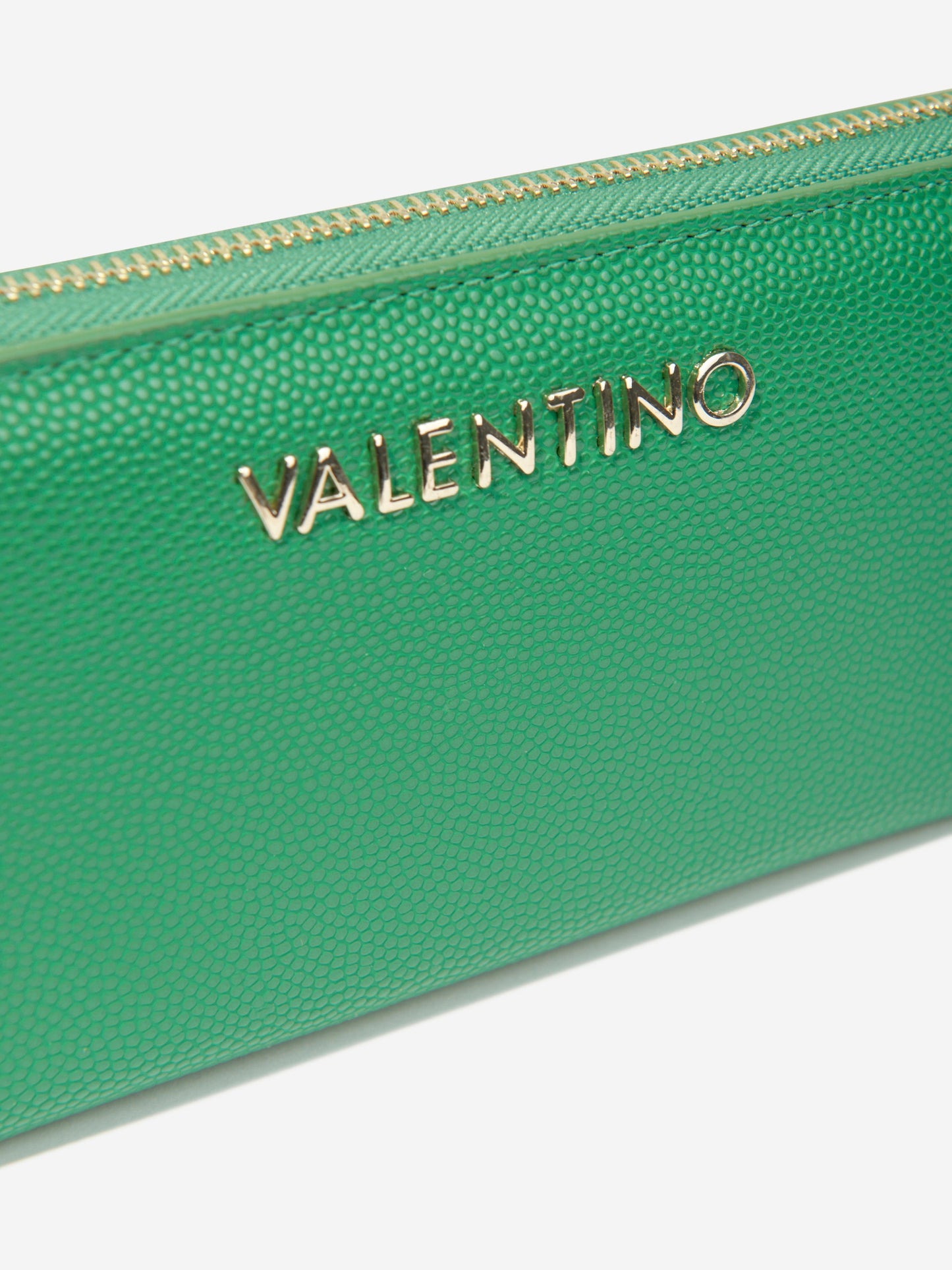 Valentino 女童 Divina 拉链钱包 绿色（18.9 厘米）