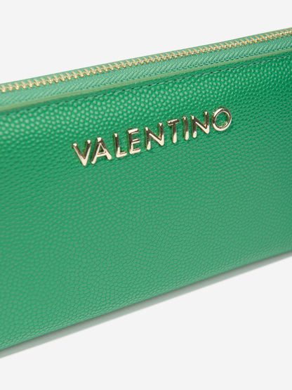 Valentino 女童 Divina 拉链钱包 绿色（18.9 厘米）