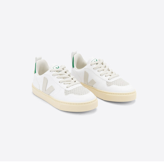 儿童白色"V-10 LACES"板鞋