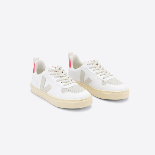 儿童白色"V-10 LACES"板鞋