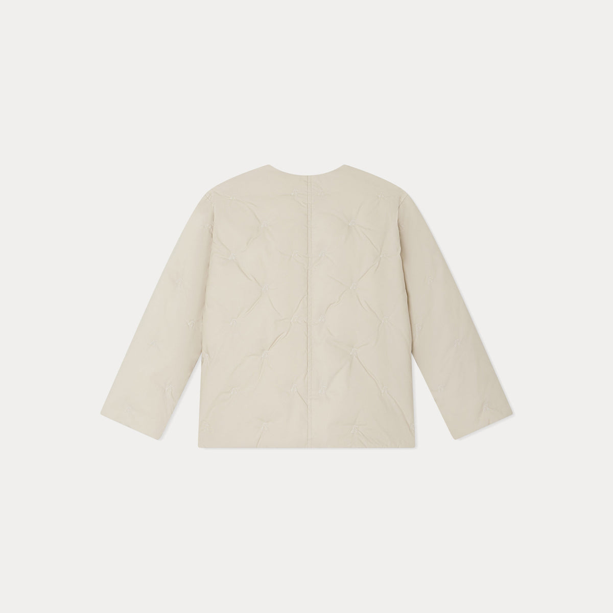 女童白色棉服
