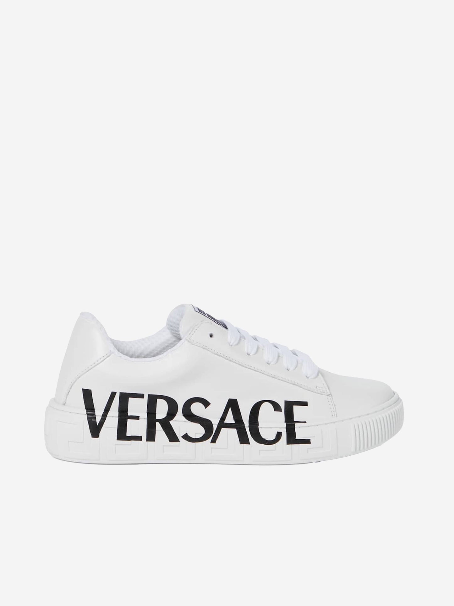 Versace 中性款皮革徽标运动鞋