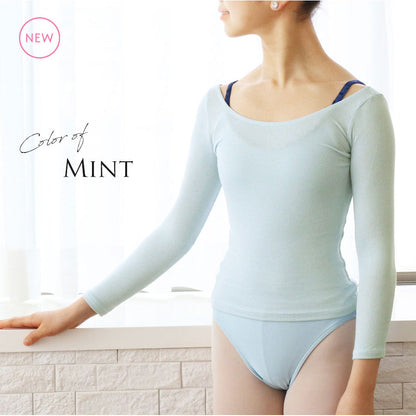 女童薄荷绿"abby-w05/mint"芭蕾舞T恤