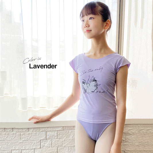 女童薰衣草"abby-w10/Lavender"芭蕾舞T恤