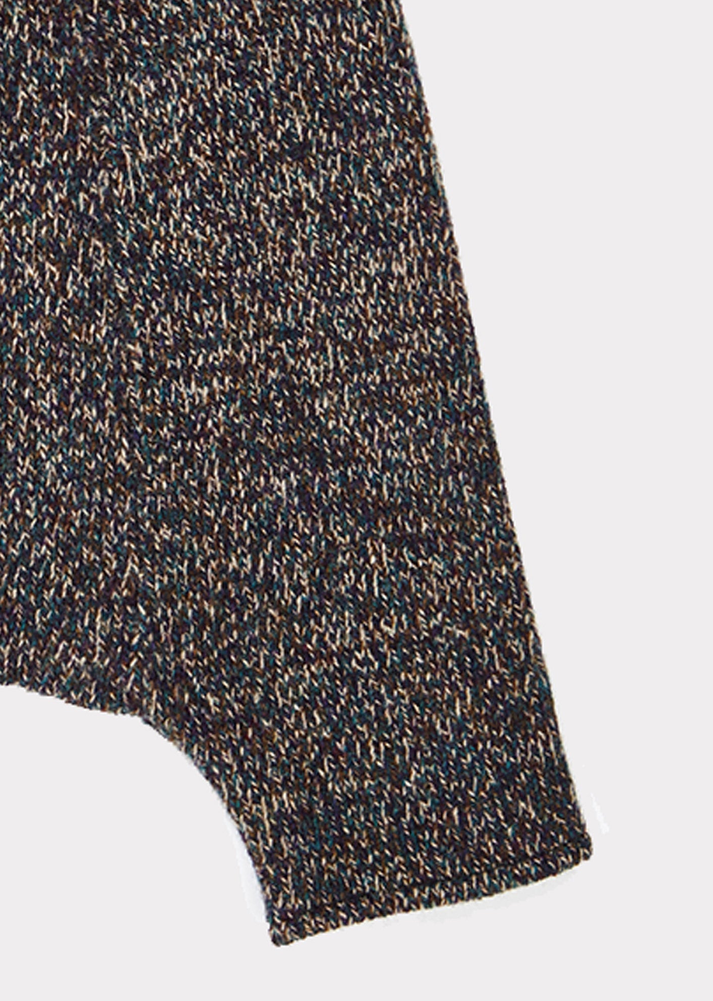 女婴深灰色羊毛长裤