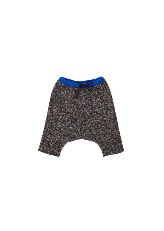 女婴深灰色羊毛长裤