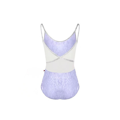 女士紫色"Fiona/CV-Angelic/CV-Silver/Mesh-White"芭蕾舞连体衣(无衬)