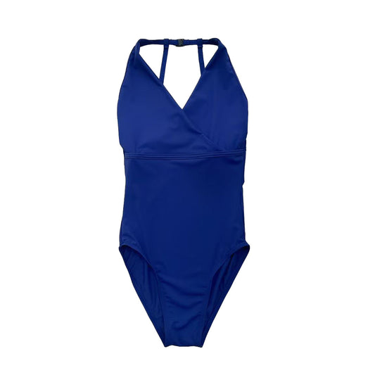 女童深蓝色芭蕾舞连体衣(AVA GD Halterneck Leotard_Tactel/cobalt blue)