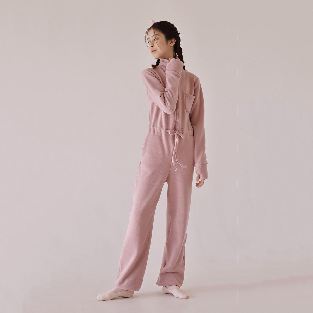 粉色连体保暖衣(Macaron Pink Full Body Warmer/Pink)