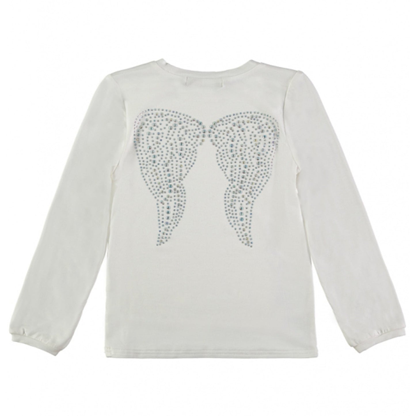 Girls White Knitted T-shirt