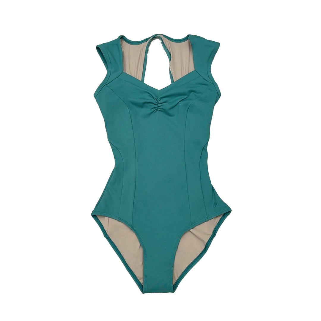 女士深绿色"Logan"芭蕾舞连体衣(LUB819/DUSTY GREEN)