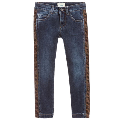 Boys Blue Denim Stretch Jeans
