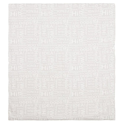 Baby Grey Cotton Square Scarf（83cm）