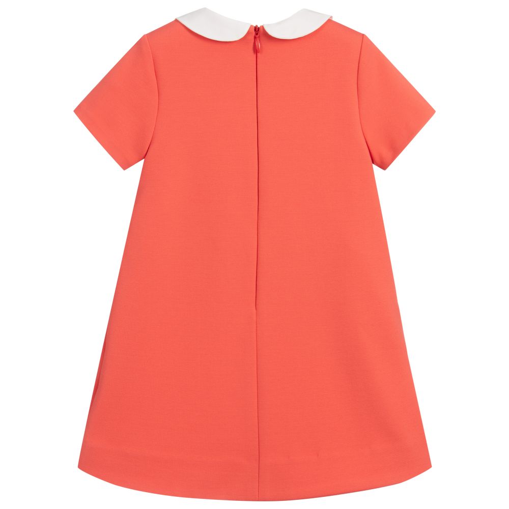 Baby Girls  Salmon Pink Viscose Dress