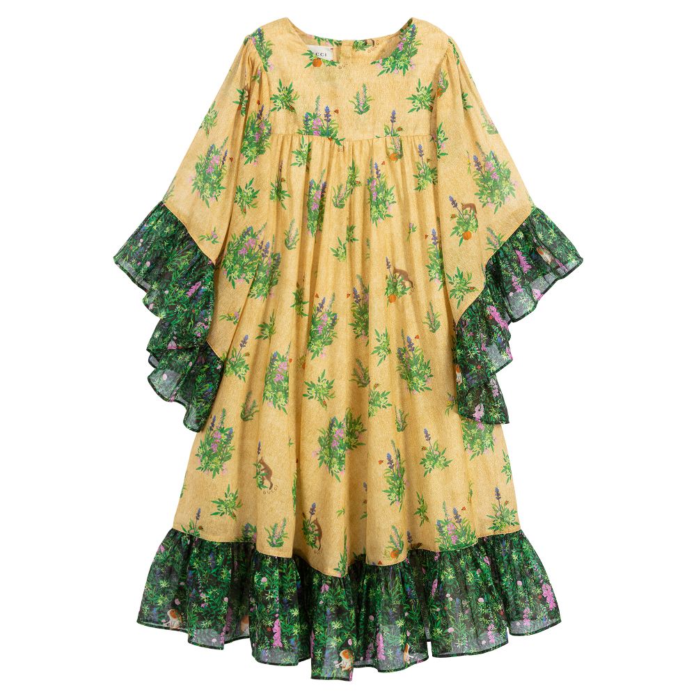 *EXCLUSIVE* Girls Cotton Floral Dress
