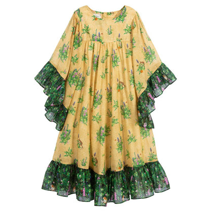 *EXCLUSIVE* Girls Cotton Floral Dress