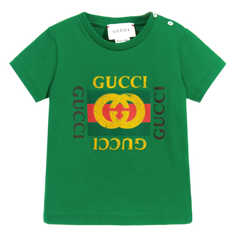Green Cotton Baby Top