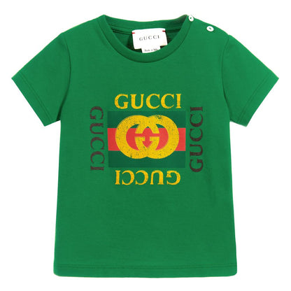 Green Cotton Baby Top