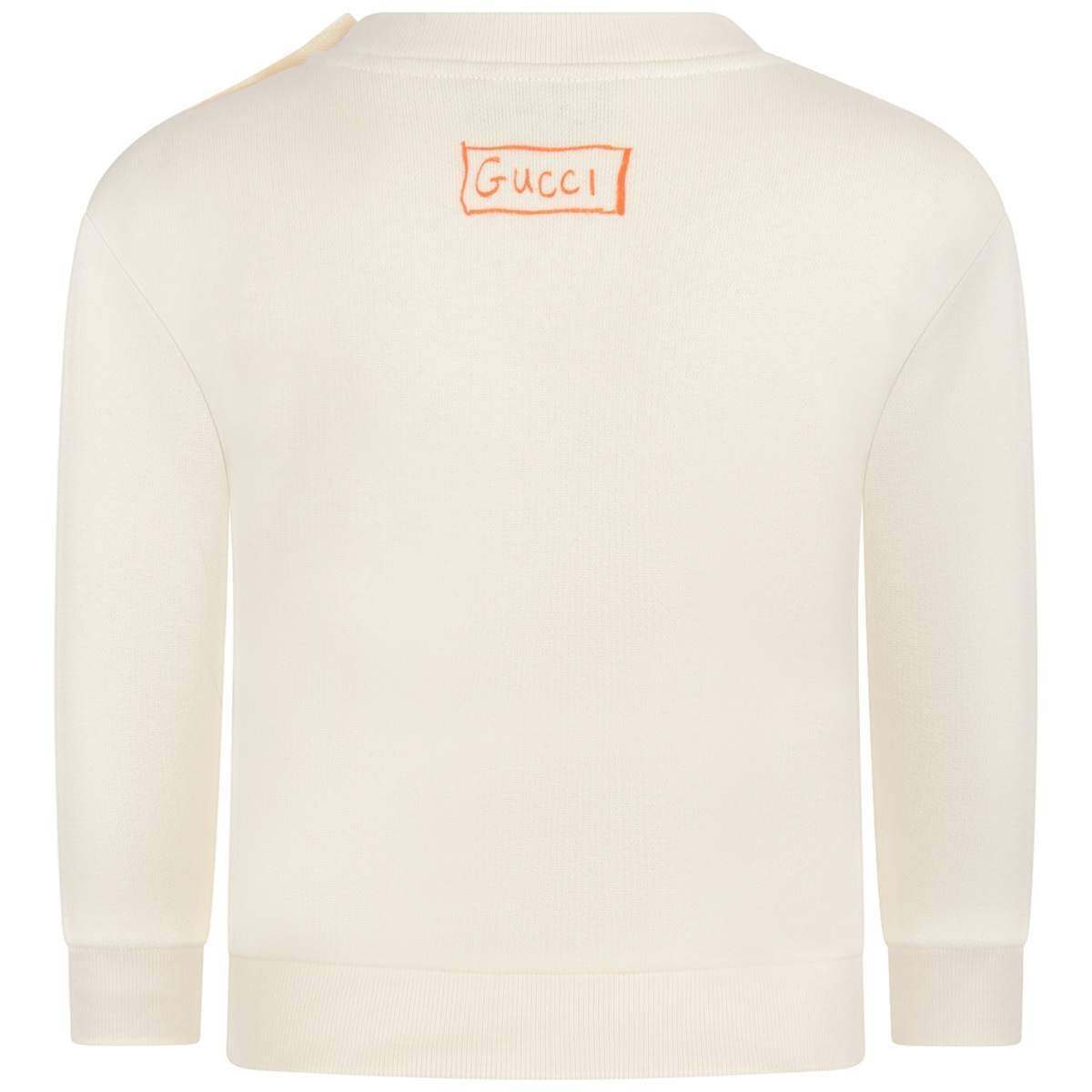 Baby Girls Ivory Cotton Sweater