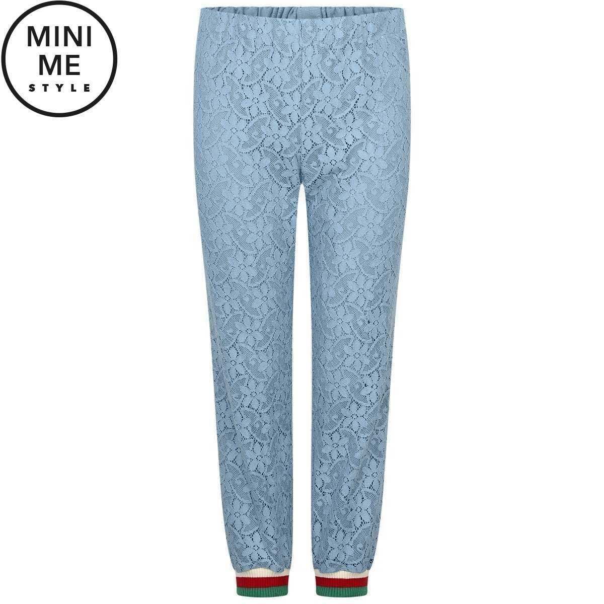 Girls Blue Lace Trousers