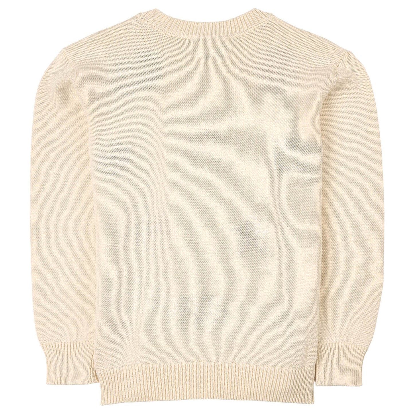 Boys & Girls Ivory Knitted Cotton Sweater