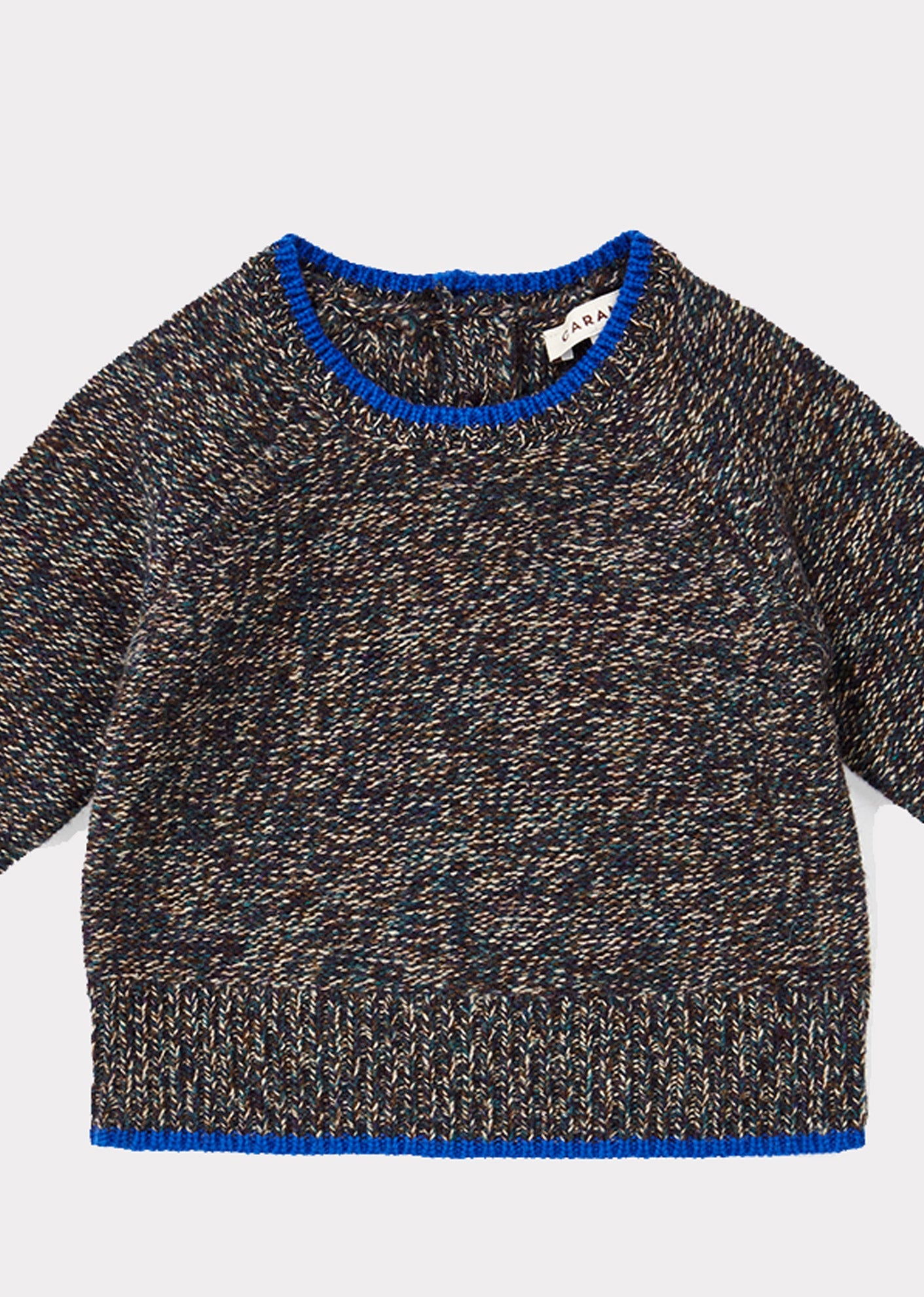 婴儿深灰色羊毛毛衣