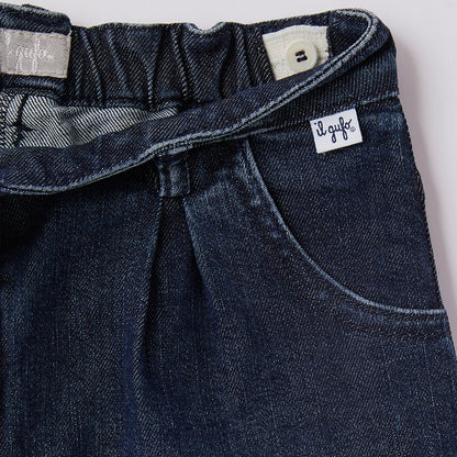 女童牛仔蓝色短裤