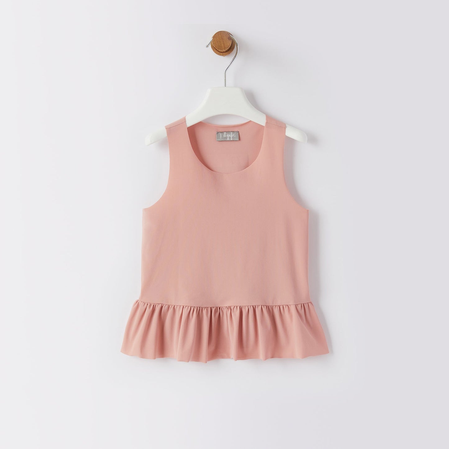 女童玫瑰粉背心