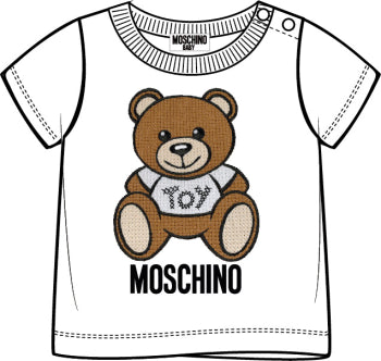 Baby Boys & Girls Blue Logo T-Shirt