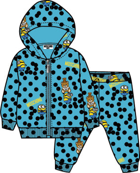 Baby Boys & Girls Pink Hooded Jacket Set