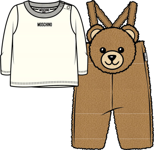 T-SHIRT+ DUNGAREES