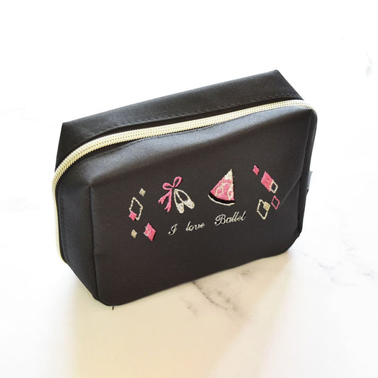 女童黑色"item27/C(Allerkinada)Pink"化妆包(长12x宽15x深5.5cm)