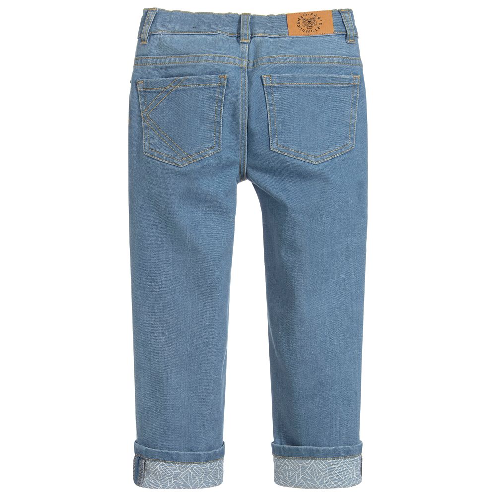 Boys Pale Blue Regular Fit Jeans