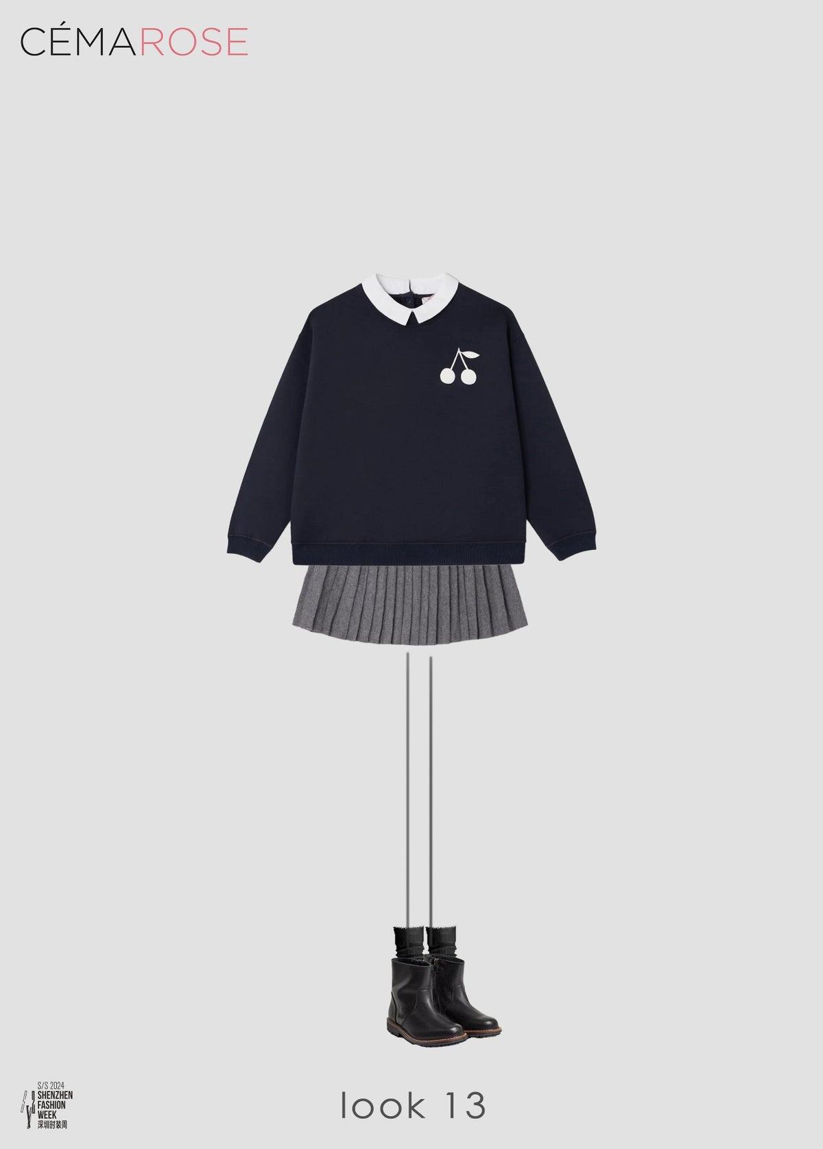 女童黑色短靴