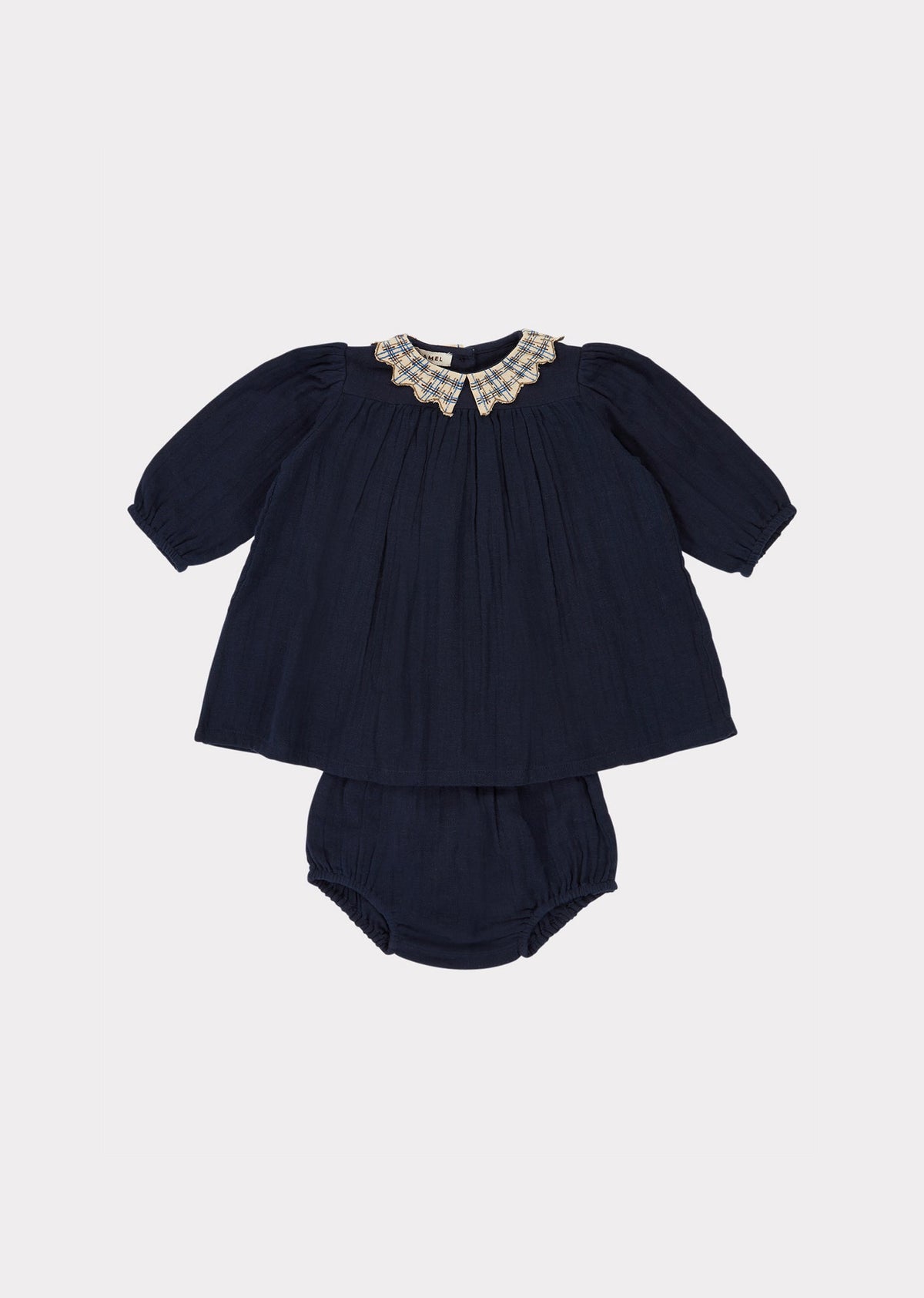 Baby Girls Dark Navy Mallard Tunic Set