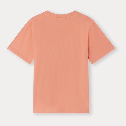 女童粉色Logo棉T恤