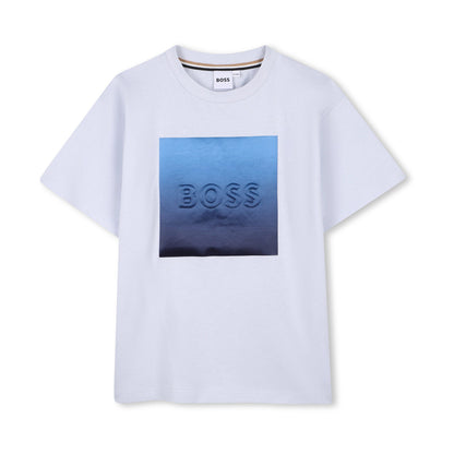 男童浅蓝色Logo棉套装