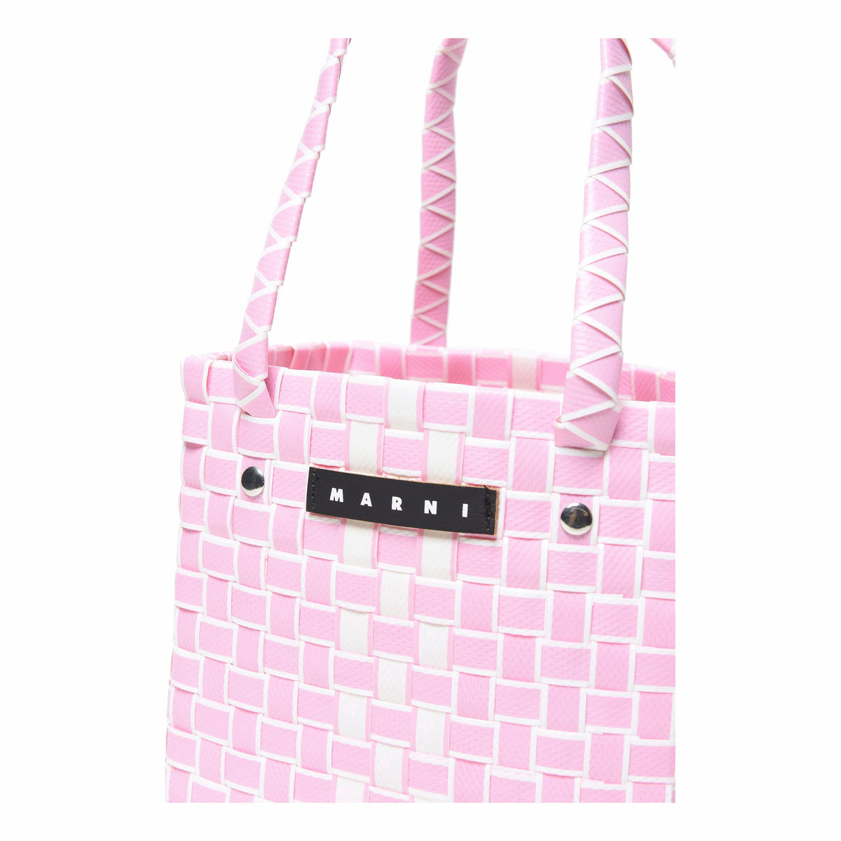 女童粉色Logo手提包