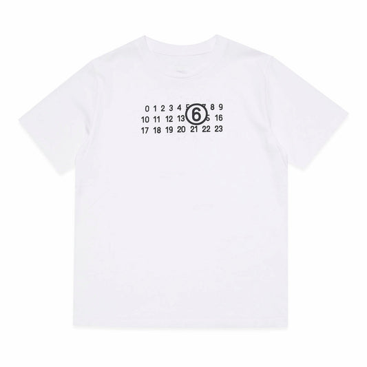 儿童白色Logo棉T恤