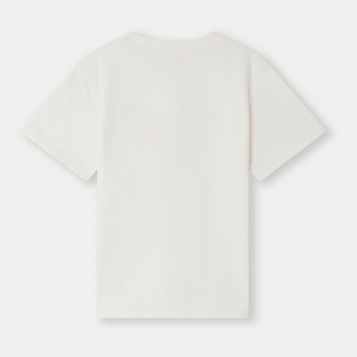 女童白色Logo棉T恤