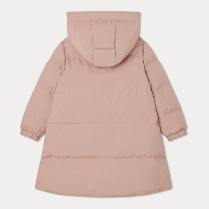 女童粉色棉服