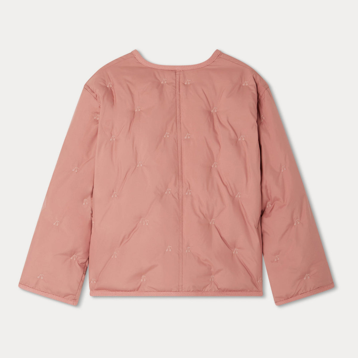 女童粉色棉服