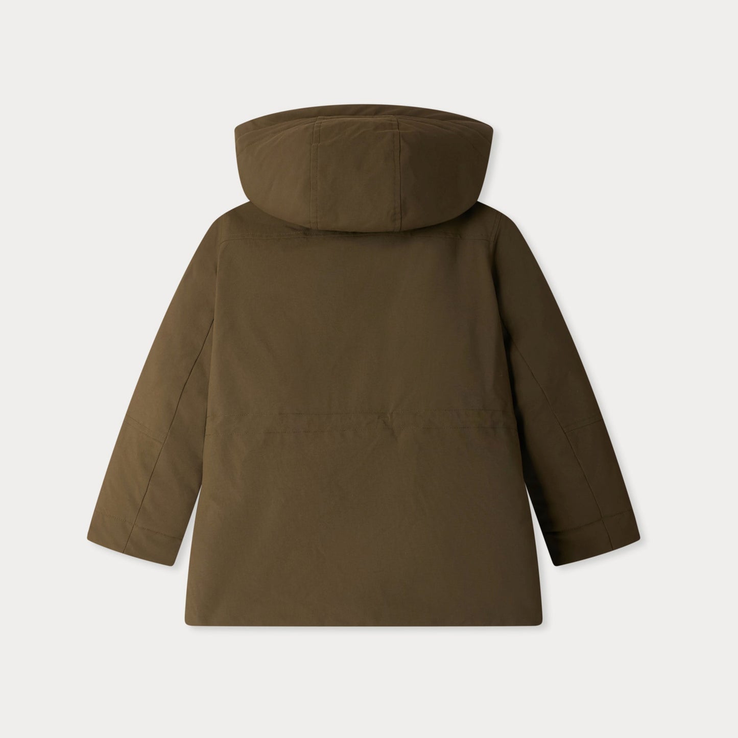 男童卡其绿色棉服
