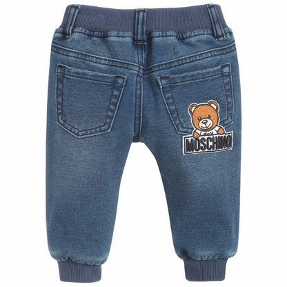 Baby Navy Blue Cotton Trousers