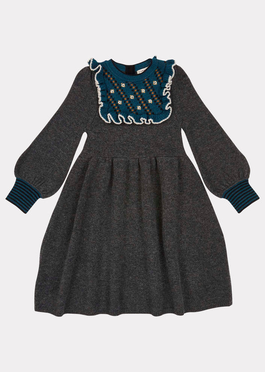Girls Charcoal Nightingale Dress