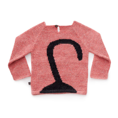 Baby Girls Rose & Night Baby Alpaca Cat Sweater