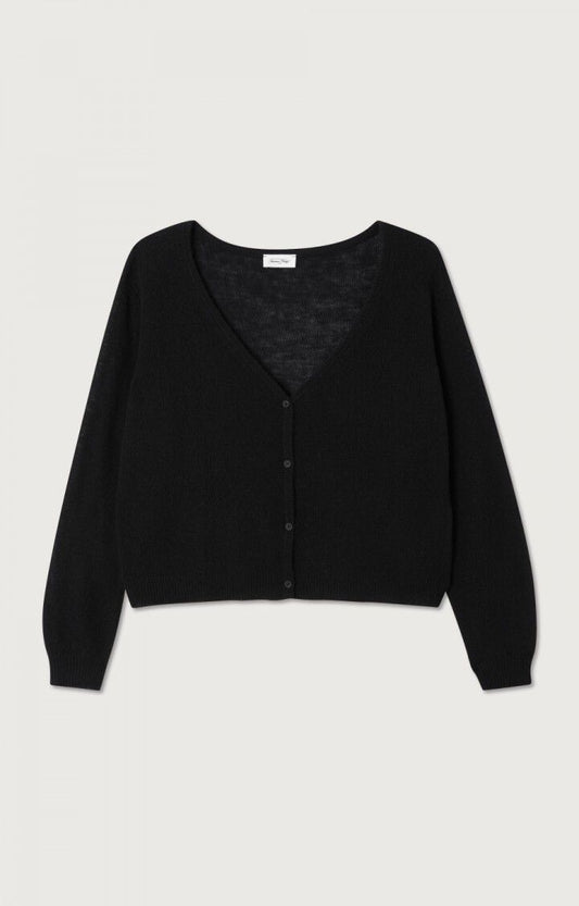 GILET COURT ML COL V