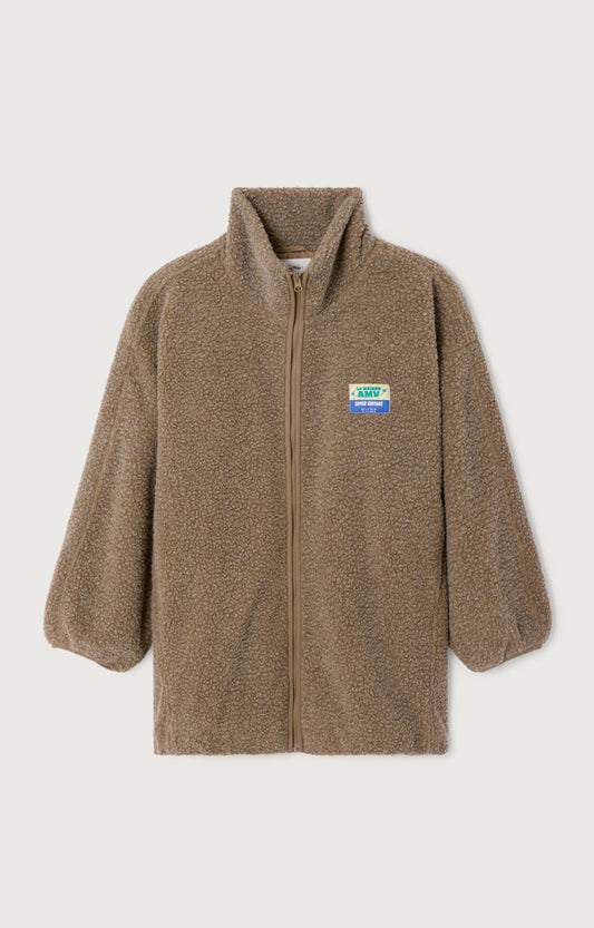 MANTEAU MI-LONG AMPLE ML COL MONTANT ZIPPE