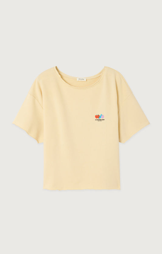T-SHIRT AMPLE MC COL ROND